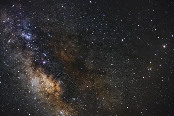 Close-up of Milky way galaxy with stars and space dust in the universe