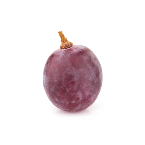 Beyaz üzerine kırmızı üzüm — Stok fotoğraf