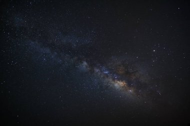 Samanyolu galaksisinin phitsanulok Tayland, açıkça. Uzun exposu