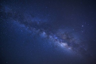 Samanyolu galaksisinin phitsanulok Tayland, açıkça. Uzun exposu