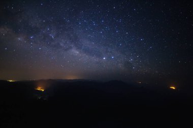 Samanyolu, Doi Inthanon Chiang mai, Tayland.
