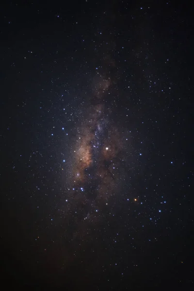 Voie lactée galaxie avec des étoiles et de la poussière spatiale dans l'univers, Long — Photo