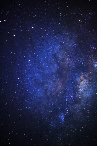 O centro da galáxia Via Láctea, fotografia de longa exposição — Fotografia de Stock