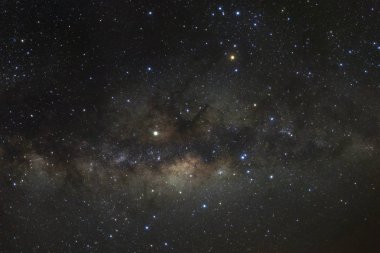 Samanyolu galaksisinin phitsanulok Tayland, açıkça. Uzun exposu