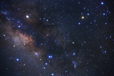 Samanyolu galaksisinin phitsanulok Tayland, açıkça. Uzun exposu