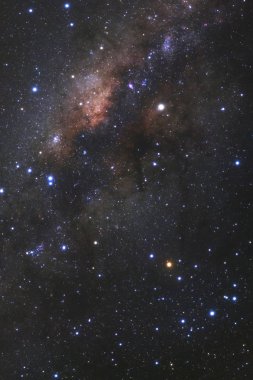 Samanyolu'nun, Galact Antares bölgesinin geniş açılı görünüş