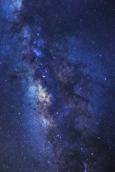 Deutlich Milchstraßengalaxie bei Phitsanulok in Thailand. Langzeitbelichtung — Stockfoto