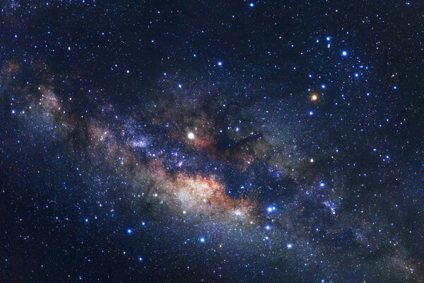 Галактика Млечный Путь со звездами и космической пылью во Вселенной
