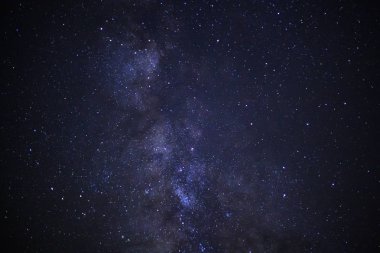 Samanyolu yıldız ve BM alanı toz ile yakın çekim