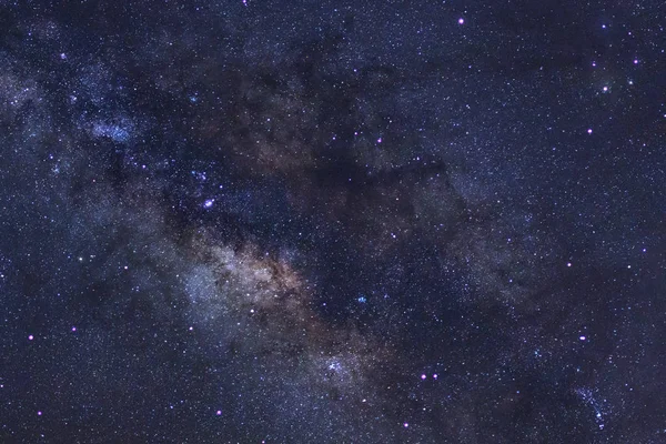 Sternenhimmel, Milchstraßengalaxie mit Sternen und Weltraumstaub — Stockfoto