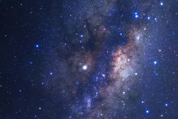 Via Láctea galáxia com estrelas e poeira espacial no universo, Long — Fotografia de Stock