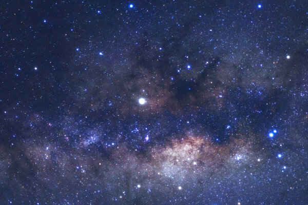 Млечный путь галактики со звездами и космической пылью во Вселенной, Лонг
