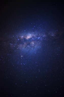 Kainatta yıldızlar ve uzay tozuyla Samanyolu Galaksisi 