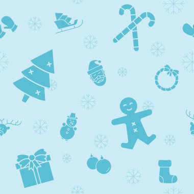 Noel tatili arka planı - Grafik tasarımı için vektörsüz kalıplar katı kış süslemeleri