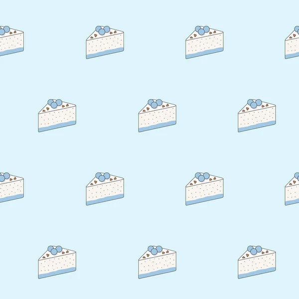 Papier Emballage Modèle Sans Couture Gâteau Cupcake Muffin Pour Conception — Image vectorielle