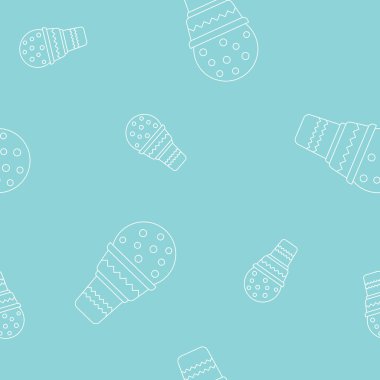 Paketleme kağıdı - Sembollerin kusursuz deseni vektör grafik tasarımı için dondurma