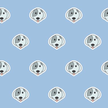 Paketleme kağıdı - Vektör grafik tasarımı için sembollerin kusursuz deseni