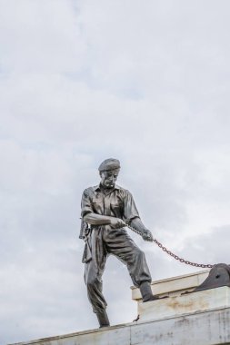 Özgürlük Anıtı, Lefkoşe, Kıbrıs şehrin eski kesiminde.