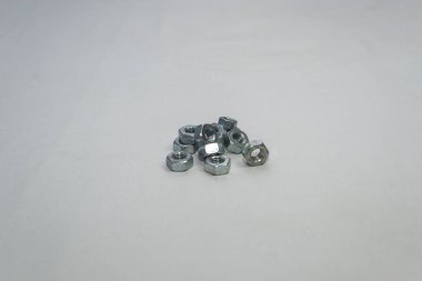 vida fındık, beyaz arka planda izole grup,