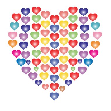 Kalpten yapılmış bir kalp. 