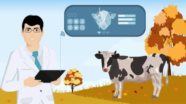 Süt kalitesi kontrolü. Tarım teknolojisindeki şeylerin interneti