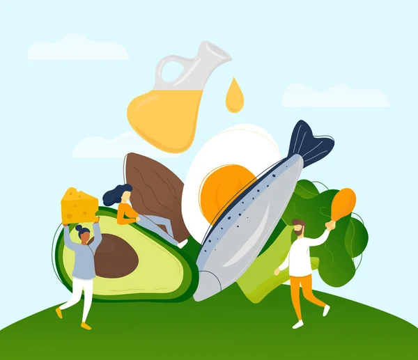 Tiny people with low carb product