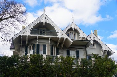 New Orleans, Louisiana, ABD - 8 Şubat 2020 Sandra Bullock 'un Bahçe Bölgesi yakınlarındaki malikanesi