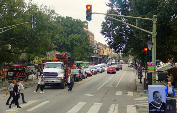 Nowy Orlean Luizjana Stany Zjednoczone Luty 2020 Widok Ruch Pobliżu — Zdjęcie stockowe