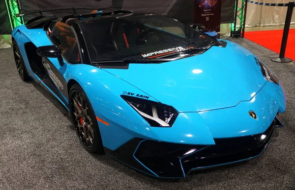 Filadelfia Pennsylvania Stati Uniti Febbraio 2020 Una Lamborghini Huracan Sportiva — Foto Stock