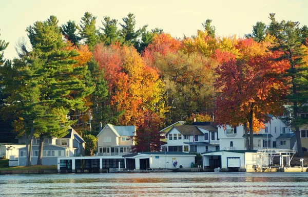 Wellesley Island New York Usa Oktober 2019 Utsikten Över Strandnära — Stockfoto