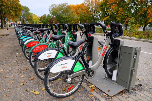 Montreal Canada October 2019 Bike Rental Service City — Stock Photo, Image