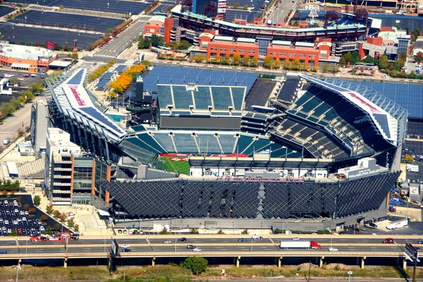 Filadélfia Pensilvânia Eua Outubro 2019 Vista Aérea Lincoln Financial Field — Fotografia de Stock