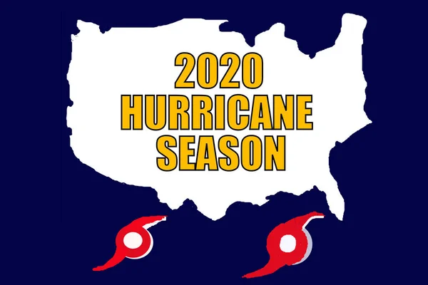 2020 Hurricane season and the map of America