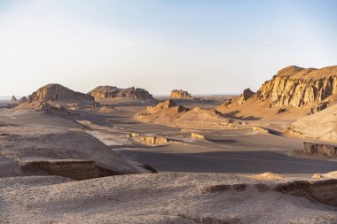 Kaluts in Lut desert, Iran clipart