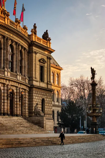 Rudolfinum classic opera and museum in Prague — 图库照片