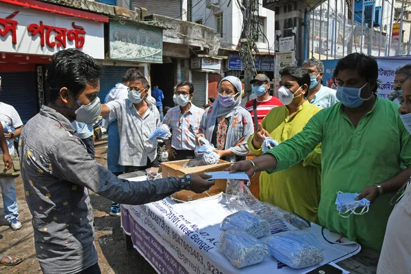 Burdwan Town, Purba Bardhaman Bölgesi, Batı Bengal / Hindistan - 28.04.2020: 