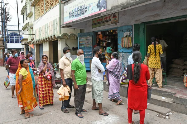 Burdwan Város Purba Bardhaman Körzet Nyugat Bengál India 2020 Emberek — Stock Fotó