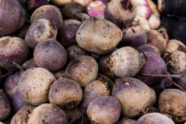 Pancar yerel Açık pazarda closeup.