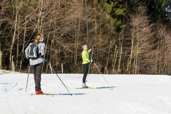 Langlauf. — Stockfoto