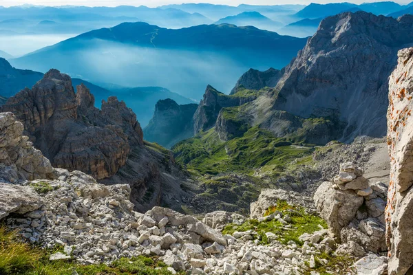 Spektakulär utsikt över bergen. — Stockfoto