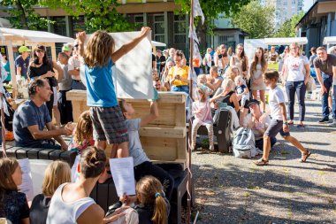 Ljubljana, Slovenya - 13 Eylül: İlk Sıfır atık deposu Rifuzl'in resmi açılışı, 13 Eylül'de Ljubljana, Slovenya