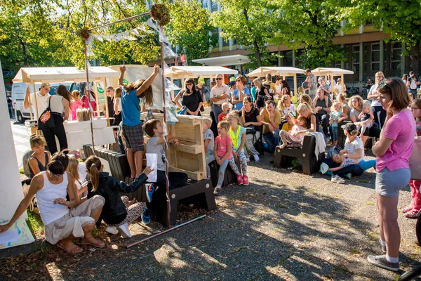 Ljubljana, Slovenia - September 13: Official opening of first Zero waste store Rifuzl, on September 13 in Ljubljana, Slovenia — Stock Photo, Image