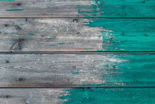 Деревянная Текстура Фона Синяя Краска Частично Покрывающая Доски — стоковое фото