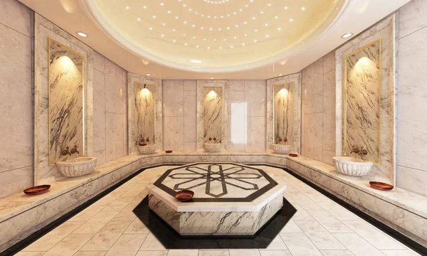 Türk Hamamı, banyo modern tasarım mermer 