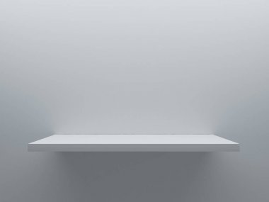 Duvardaki boş raf standı