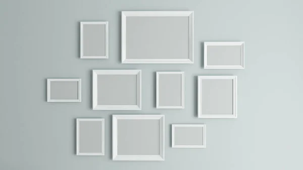 Bild weißer Rand Rahmen — Stockfoto