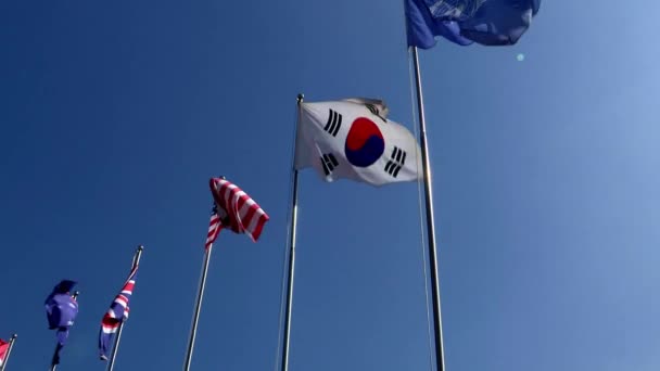 Monumento a la Guerra de Corea — Vídeo de stock