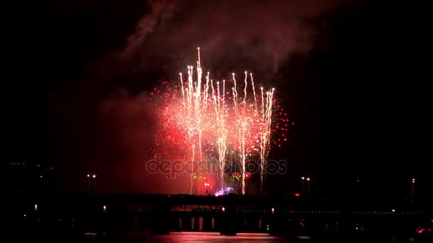 Seoul fireworks fesztivál — Stock videók