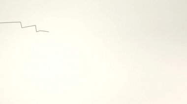 grafik, ekonomi kavramı üzerinde sipariş Büyüteç el 