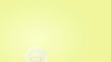 ampul yeşil yaprakları açma ve aydınlatıcı, çevre çevre kavramı 